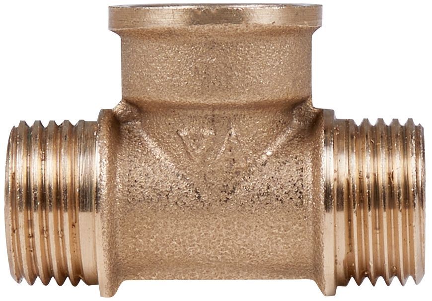 Тройник латунный SD Plus 1/2"НРх1/2"ВРх1/2"НР равнопроходной SD41615