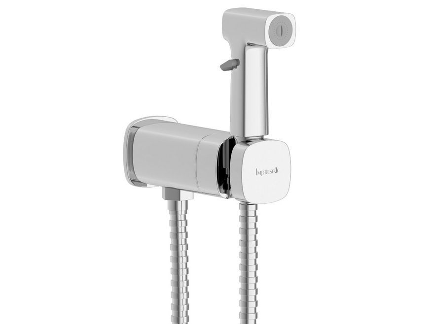 Гарнитур гигиенический скрытого монтажа Imprese Bilovec хром f03900901AA - f03900901AA