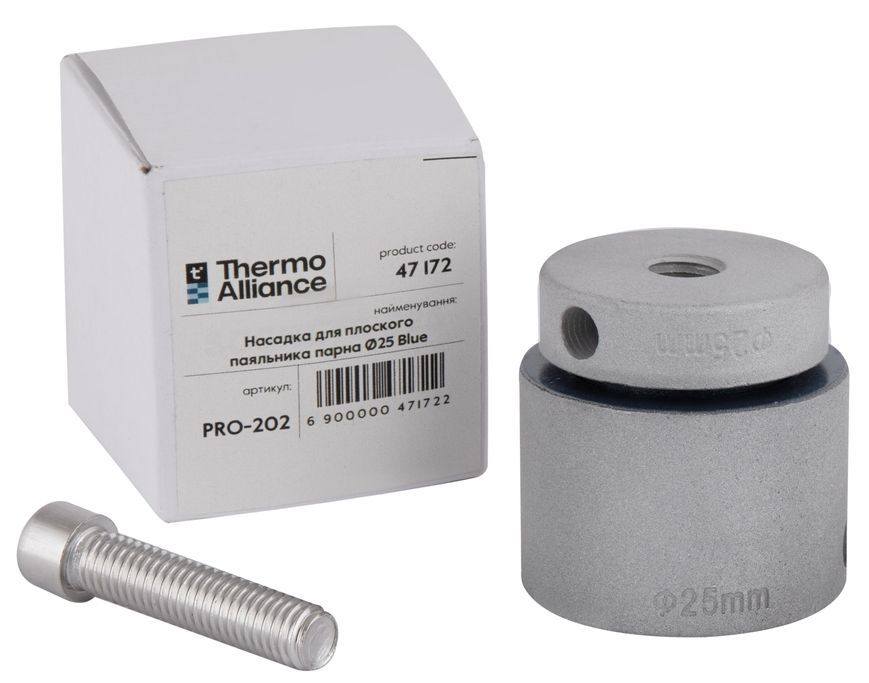 Насадка для плоского паяльника Thermo Alliance парна &Oslash;25 мм PRO-202 Blue - PRO-202