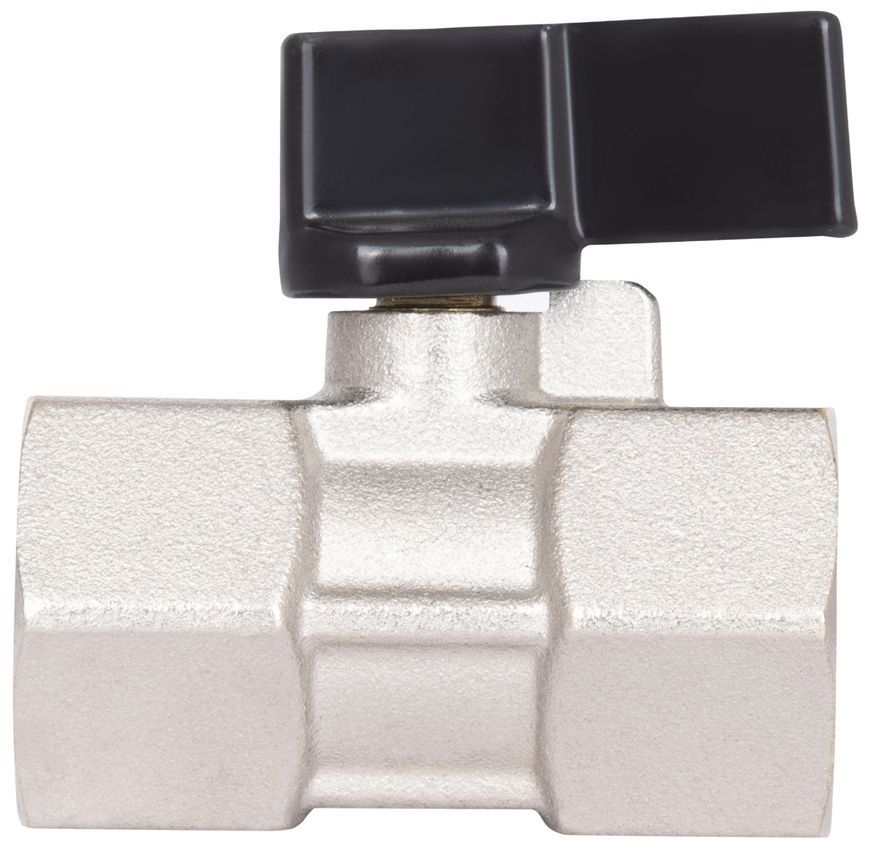 Кран шаровой прямой мини Thermo Alliance Forte 1/2" ВР латунь SF265W15 - SF265W15