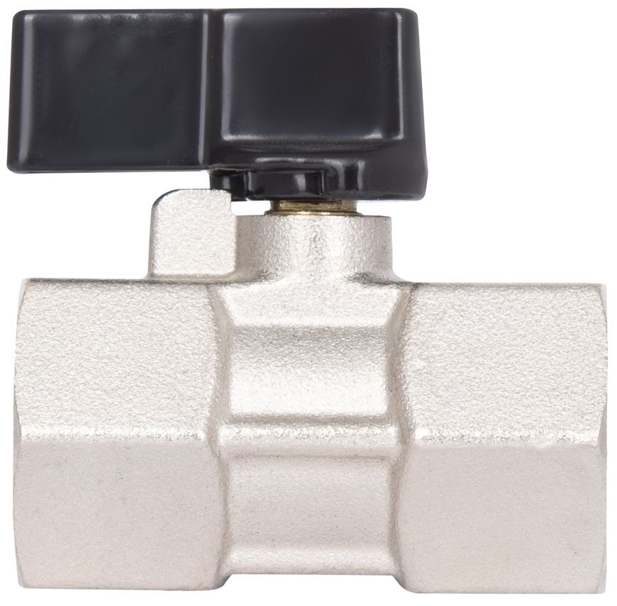 Кран шаровой прямой мини Thermo Alliance Forte 1/2" ВР латунь SF265W15 - SF265W15