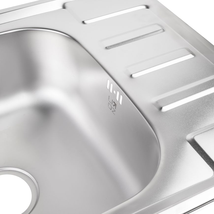 Кухонна мийка LIDZ 6350 Satin 0,8 мм (175) - LIDZ6350SAT8