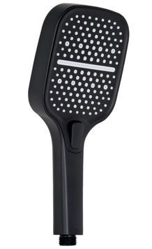 Лійка для ручного душу Qtap Rucni 260x120 мм Black Matt QTRUC125BLM45782 - QTRUC125BLM45782