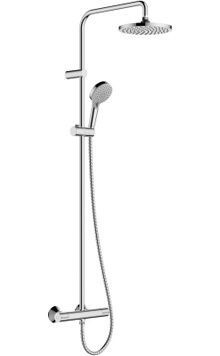 Душевая система HANSGROHE Vernis Blend Showerpipe 200 1jet с термостатом 26276000 хром - 26276000