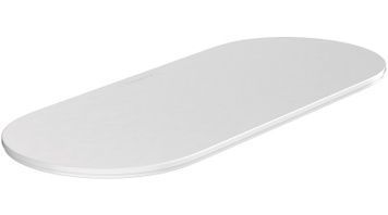 Кришка до полиці (корзини для зберігання) HANSGROHE WallStoris Matt White 27925700 біла матова
