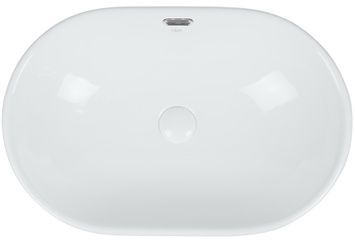 Раковина Qtap Leo 610x400x195 White з донним клапаном QT11114028W - QT11114028W