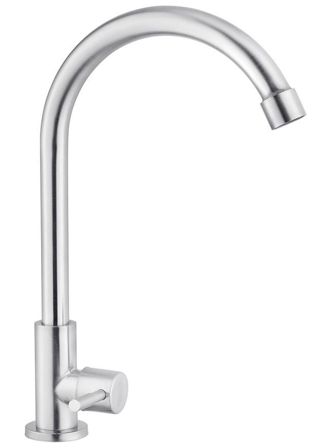 Кран на одну воду Kroner KRP Edelstahl Klassisch-ESG098 нержавіюча сталь CV022970 - Klassisch-ESG098