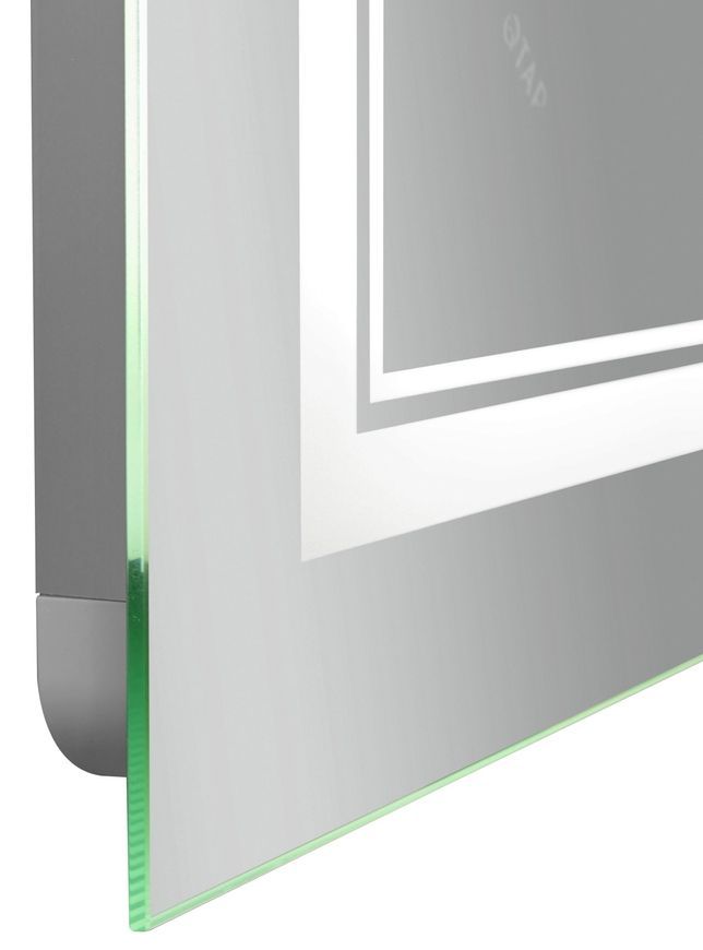 Дзеркало Qtap Cardinal 600х800 прямокутне з LED-підсвічуванням Touch, з антизапотіванням, з димером, рег. темп. кольору (3000-6500K) QT0478C6080