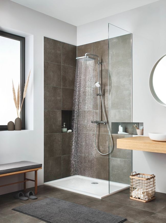 Душова система GROHE Tempesta Cosmopolitan System 250 Cube 26689000 з термостатичним змішувачем - 26689000