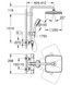 Душова система GROHE Tempesta Cosmopolitan System 250 Cube 26689000 з термостатичним змішувачем - 26689000 - 12