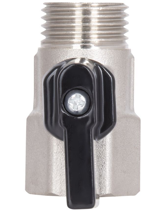 Кран кульовий прямий міні Thermo Alliance Forte 1/2" ВЗ латунь SF266W15 - SF266W15