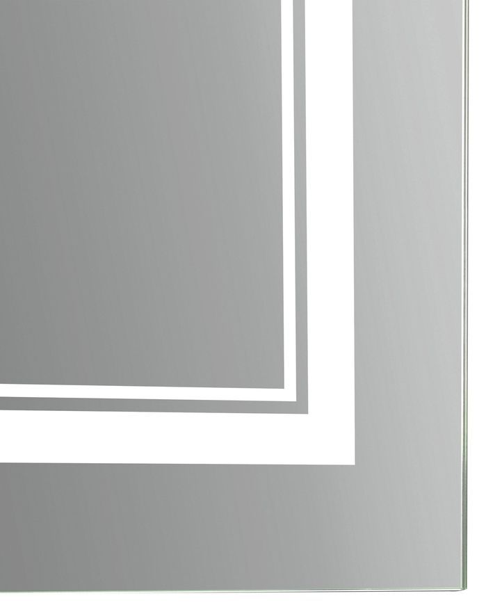 Дзеркало Qtap Cardinal 600х800 прямокутне з LED-підсвічуванням Touch, з антизапотіванням, з димером, рег. темп. кольору (3000-6500K) QT0478C6080