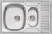 Кухонна мийка QTAP 7850-B Micro Decor 0,8 мм (180) з додатковою чашею - QT7850BMICDEC08 - 1