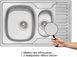 Кухонна мийка QTAP 7850-B Micro Decor 0,8 мм (180) з додатковою чашею - QT7850BMICDEC08 - 2