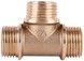 Трійник латунний SD Plus 1/2"ЗРх1/2"ЗРх1/2"ЗР рівнопрохідний SD41215