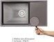 Кухонна мийка інтегрована QTAP D7844BL PVD 3,0/1,2 мм Black - QTD7844BLPVD12 - 2