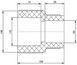 Муфта поліпропіленова PPR Blue Ocean 110х63 редукційна BORCXX1163XXX - BORCXX1163XXX - 2