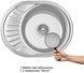Кухонна мийка LIDZ 5745 Decor 0,6 мм (160) - LIDZ5745006DEC - 2
