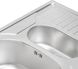 Кухонна мийка QTAP 7850-B Micro Decor 0,8 мм (180) з додатковою чашею - QT7850BMICDEC08 - 5