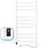 Полотенцесушитель электрический NAVIN Loft 500х1000 Sensor таймер регулятор правый белый 12-143053-5010 - 12-143053-5010 - 1