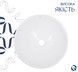 Раковина-чаша Qtap Owl накладная круглая 400х400х155 White с донным клапаном PU02 QT1911K53WN47319 - QT1911K53WN47319 - 6