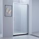 Душові двері LIDZ ŻYCIE 100x185, скло Frost 5 мм, розсувні - LZSD100185CRMFR - 9