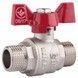 Кран шаровой SD FORTE 1/2" НР для воды (бабочка) SF606W15 - SF606W15 - 1