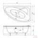 Ванна акриловая SV PLAST Azur 160x107 L с ножками + панель - SV-A-160-107-L - 4