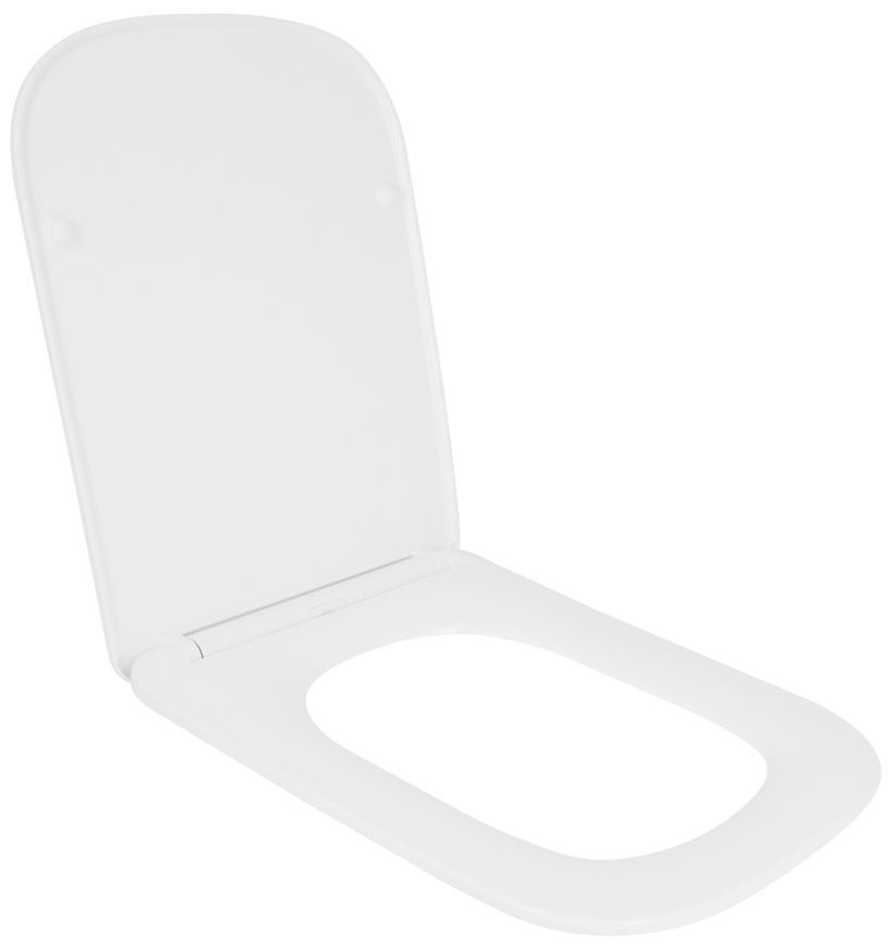 Сидіння для унітазу Qtap Crow 490 з мікроліфтом Slim Duroplast, Quick relase QT99SC5171W - QT99SC5171W