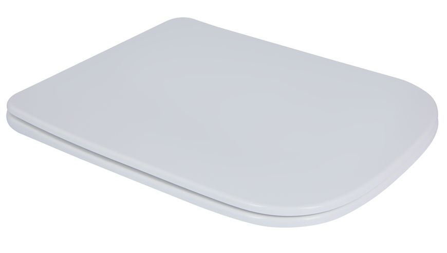 Сидіння для унітазу Qtap (Crow Ultra) з мікроліфтом Slim Duroplast, Quick relase QT99SC5171W - QT99SC5171W