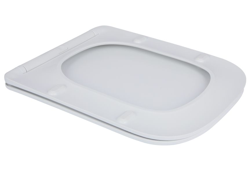 Сидіння для унітазу Qtap (Crow Ultra) з мікроліфтом Slim Duroplast, Quick relase QT99SC5171W - QT99SC5171W