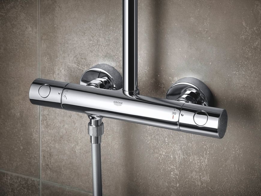 Душова система GROHE Tempesta Cosmopolitan System 250 Cube 26689000 з термостатичним змішувачем - 26689000