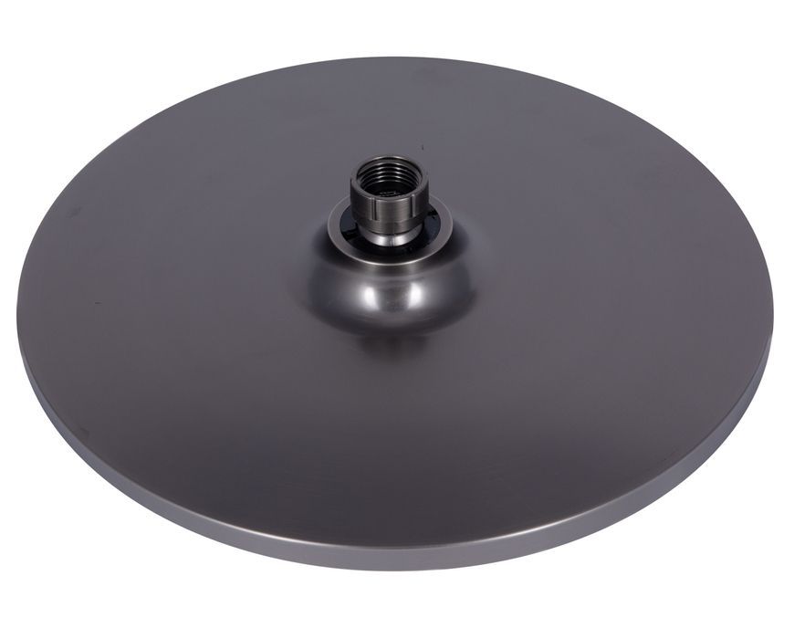 Душова система Qtap Vlasta New з поворотним виливом Gunmetal Black PVD QTVLA111GMB45651 - QTVLA111GMB45651