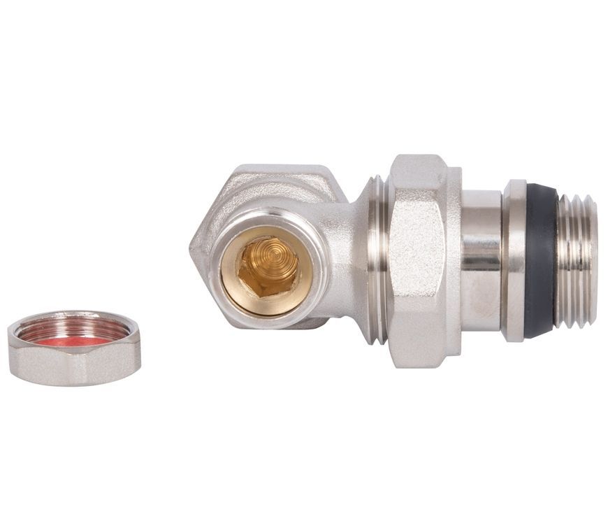 Кран радиаторный Thermo Alliance Base угловой 1/2" ВН Classic без ручки с антипротечкой SD229W15