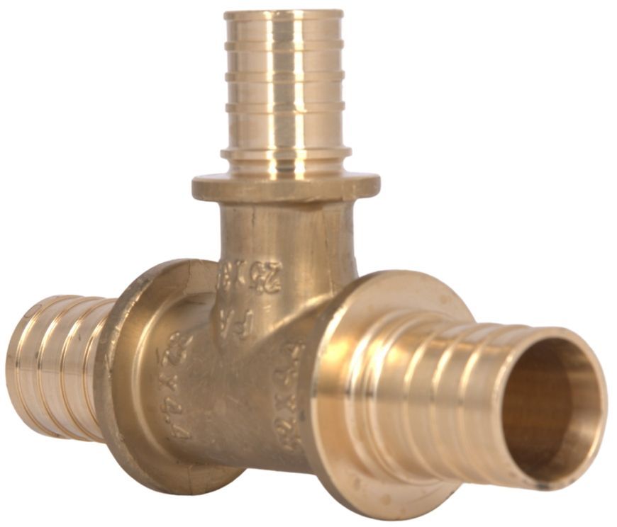 Тройник для аксиального фитинга Icma d32x4,4-25x3,5-32x4,4 латунь №1039 851039GYGXGY05
