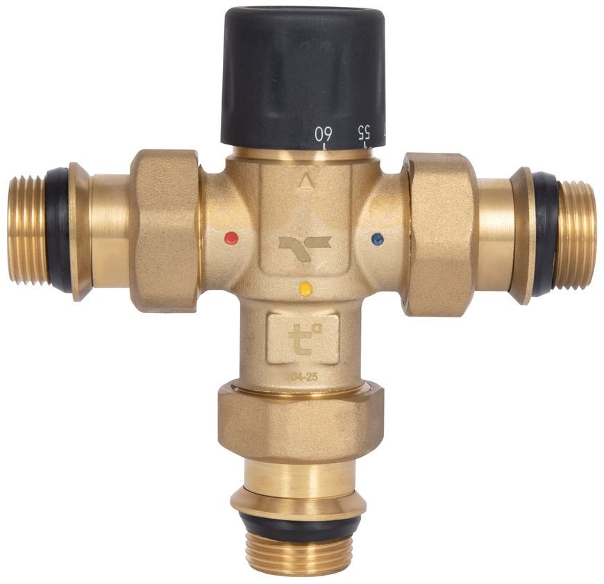 Клапан термостатический смесительный Thermo Alliance Forte 3/4" НР 30-60 &deg;С латунь SF010W20