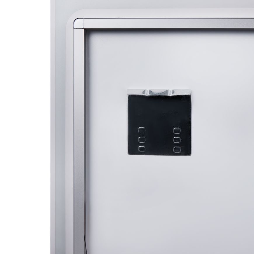 Дзеркало QTAP Crow 1000х700 LED-підсвічування, годинник, лінза, сенсорний вимикач QT0578141670100W