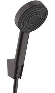 Ручной душ HANSGROHE Pulsify S 105 1jet с душевым шлангом 125 см Matt Black 24301670 черный матовый - 24301670