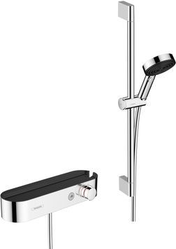 Душевая система HANSGROHE Pulsify Select S 105 3jet Relaxation с термостатом 24260000 хром - 24260000