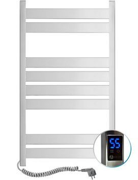 Полотенцесушитель электрический NAVIN Largo 500х800 Sensor таймер регулятор левый 10-044153-5080 - 10-044153-5080