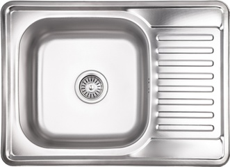 Кухонная мойка LIDZ 6950 Decor 0,8 мм (180) - LIDZ6950DEC08