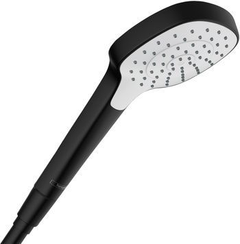 Ручний душ HANSGROHE Croma E 110 1jet EcoSmart 9 l/min Matt Black/White 26815670 чорний/білий - 26815670