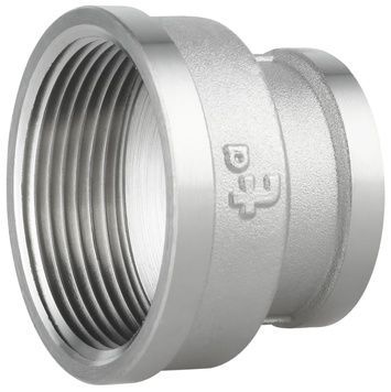 Муфта латунная Thermo Alliance Forte 1 1/2"х1" ВР редукционная никелированная SF3574025