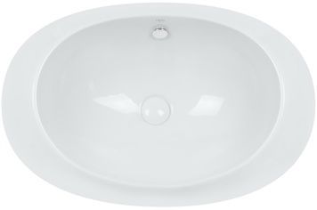 Раковина QTAP Leo 660x425x250 White з донним клапаном QT11114032W - QT11114032W