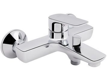 Смеситель для ванны QTAP Leo QTLEO3062102GC с коротким изливом - QTLEO3062102GC