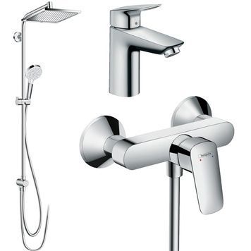 Набор смесителей HANSGROHE EcoSmart 3 в 1 (71104000+71600000+27289000) 20200014