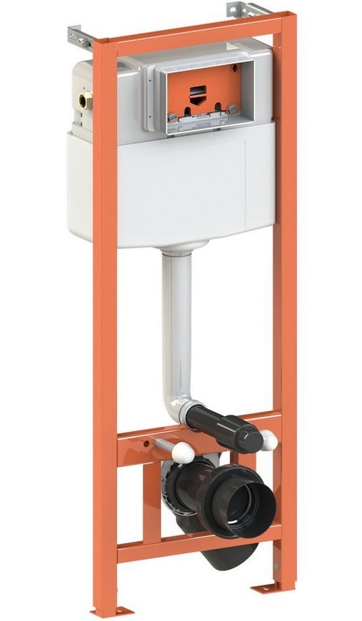 Набор инсталляция 4 в 1 QTAP Nest ST с линейной панелью смыва QT0133M425V1105GW - QT0133M425V1105GW