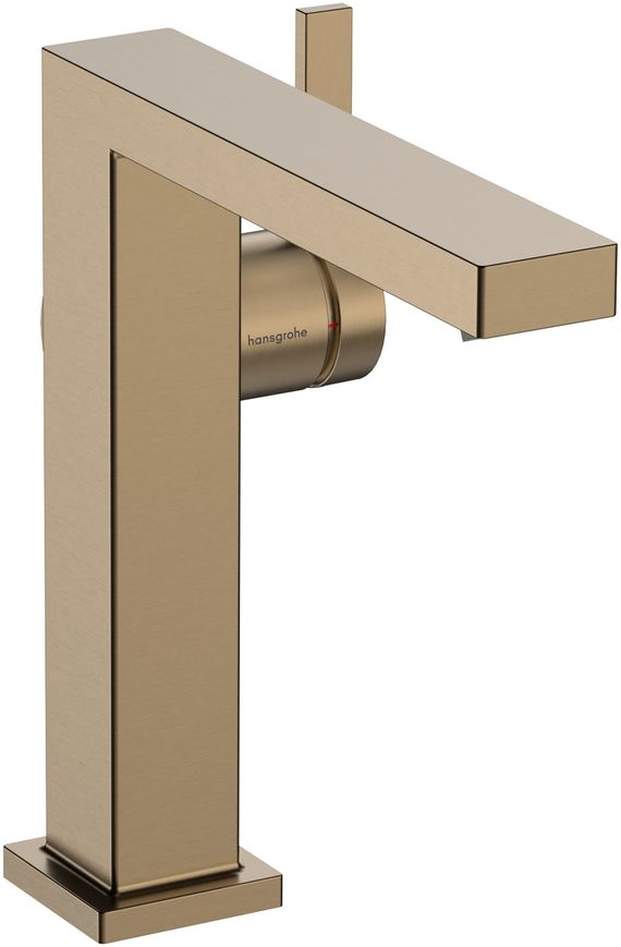 Смеситель для раковины HANSGROHE Tecturis E 150 Fine CoolStart EcoSmart+ Brushed Bronze 73040140 бронза с донным клапаном - 73040140