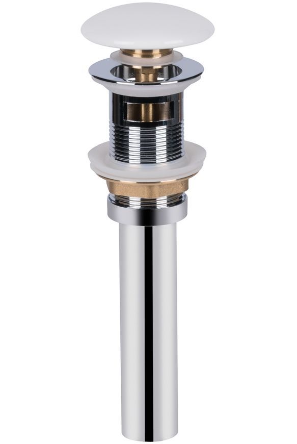 Раковина QTAP Leo 660x425x250 White с донным клапаном QT11114032W - QT11114032W