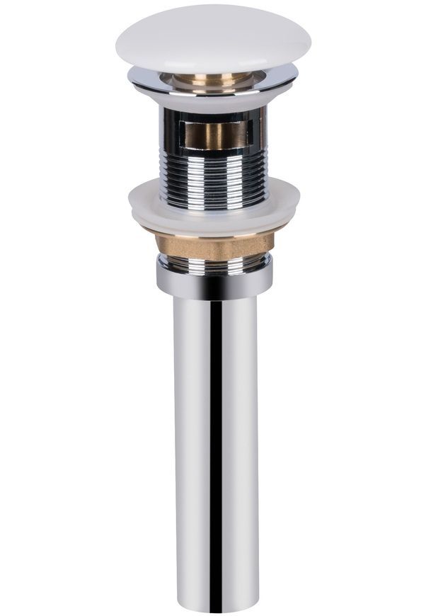 Раковина QTAP Leo 660x425x250 White с донным клапаном QT11114032W - QT11114032W